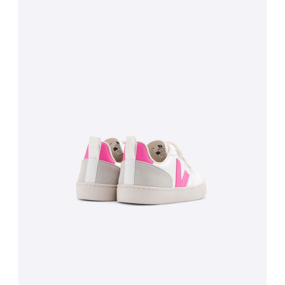 παπουτσια παιδικα Veja V-10 CWL White/Pink | GR 786UZG